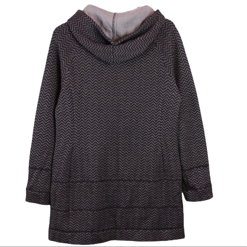 TELLURIDE Sweater Dress Wool Blend in Brown Size Medium - Picture 3 of 7